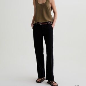 AG Adriano Goldschmied -Caden Straight - Tailored Trousers - Black